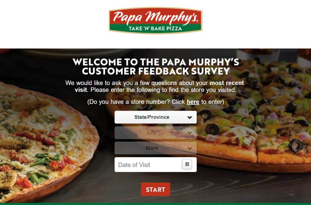 Papa Murphy's Customer Feedback Survey