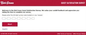 www.bobevans.com feedback survey