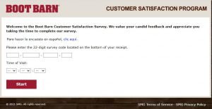 Boot Barn Customer Satisfaction Survey