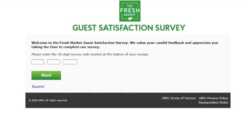 How to take the fresh market survey