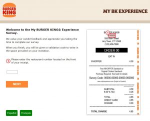 www.mybkexperience.com survey
