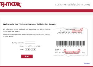 T.J.Maxx Feedback Survey