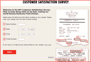 My KFC Experience Survey Website