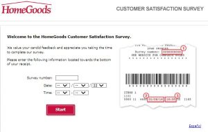 Home Goods Survey
