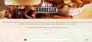 City BBQ Survey Website