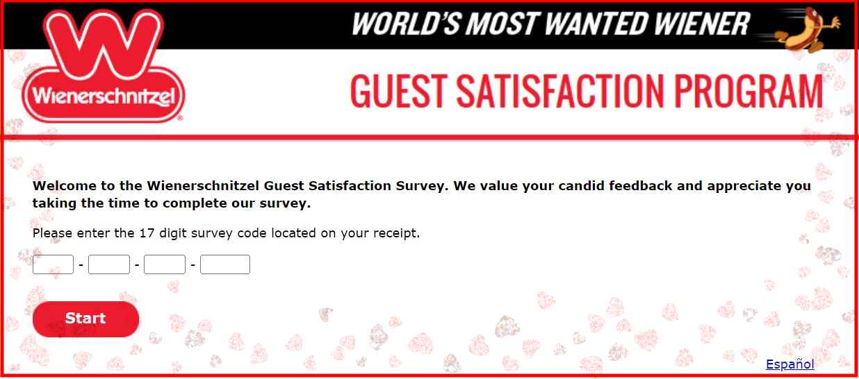 Wienerschnitzel Guest Satisfaction Survey